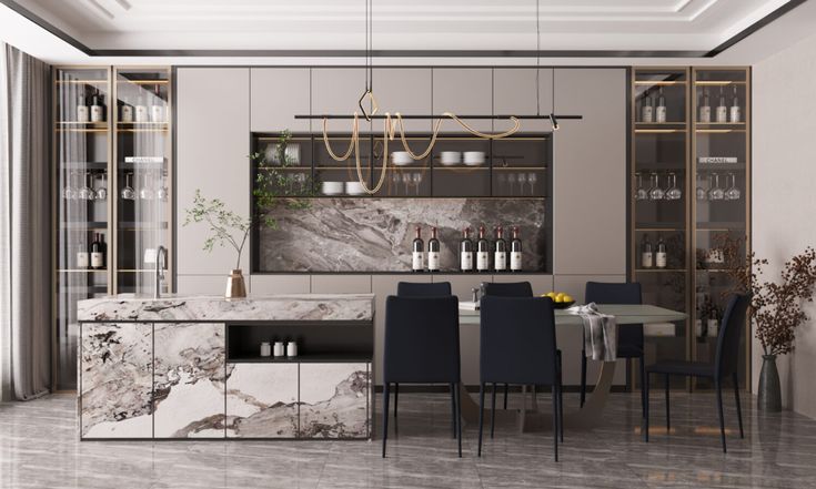 1745_ Download Free 3D Kitchen Model by Hoang Gia